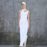 Tank Top Dress - White