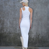 Tank Top Dress - White