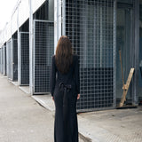 Bow Maxi Dress - Black - RED CROSS
