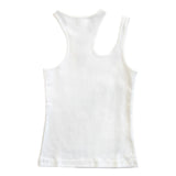 Asymetric Tank Top - White