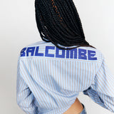 ICON - Striped Shirt - Baby blue/Blue