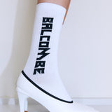 EDGE LOGO SOCKS - WHITE