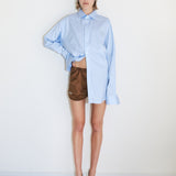 ICON SHIRT - BABY BLUE/WHITE