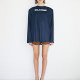 WOOB BLOUSE - NAVY
