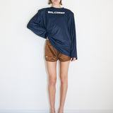WOOB BLOUSE - NAVY