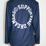 WOOB BLOUSE - NAVY