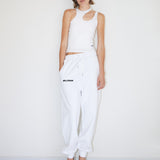 Asymetrical Tank Top - White